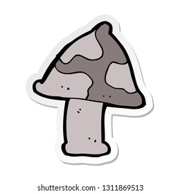 pegatina de un taburete de dibujos animados