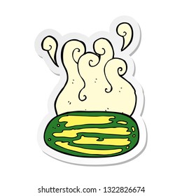 sticker of a cartoon watermelon