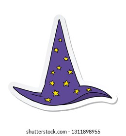 Cartoon Wizard Hat Stock Vector (Royalty Free) 652184380