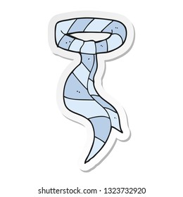 sticker of a cartoon work tie