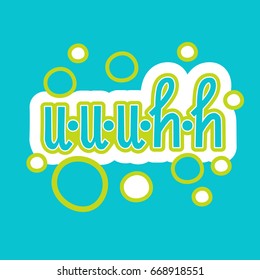 Sticker Chat Message Label Icon Colorful Banner Vector Illustration