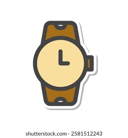 Sticker Daily necessities Home appliance related single item icon Wristwatch