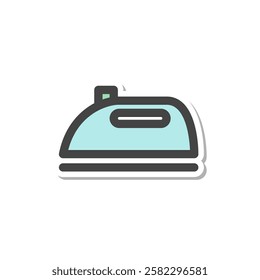 Sticker Daily necessities Home appliance related single item icon Iron