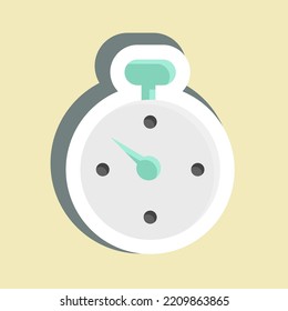 Sticker Deadline. suitable for Startup symbol. simple design editable. design template vector. simple illustration
