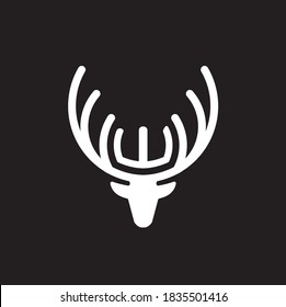 Sticker, Deer, Whitetail Deer image in white color