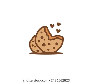 sticker design cookies bakery food sweet tasty icon illustration drawing icon vector bake baked