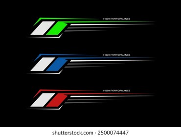 sticker design for custom car. Decal Stripes, template, Racing Rally Stripes, Auto Racing Stripes Stickers