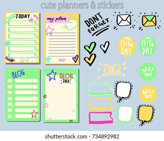sticker for diary, planner , and photo