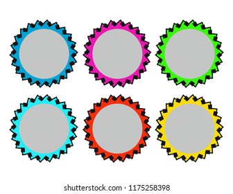 Sticker different color