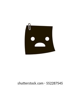 sticker emoji icon. sign design