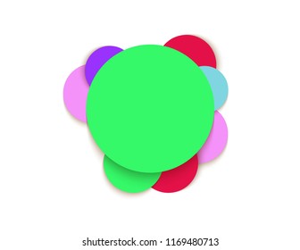 Sticker empty different color