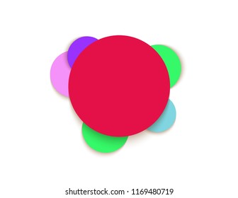 Sticker empty different color