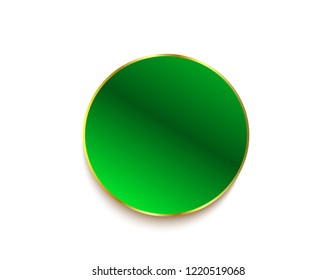 Sticker is empty green
