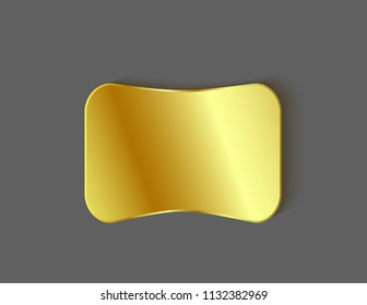 Sticker empty isolated