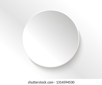 Sticker is empty on grey background