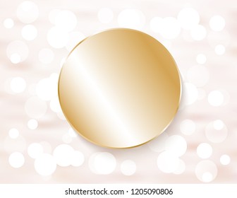 Sticker empty on snow background
