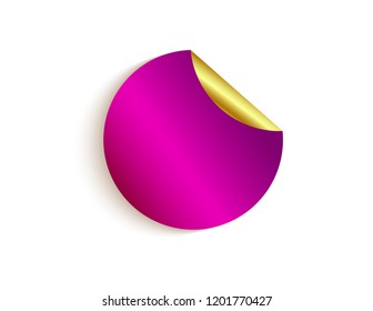 Sticker is empty red