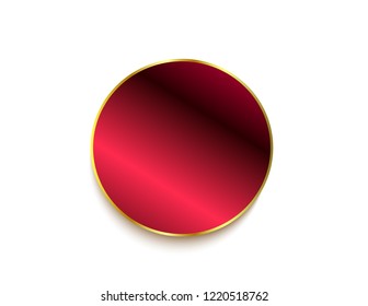 Sticker is empty red