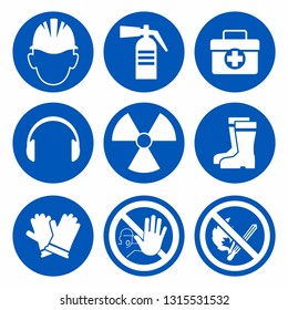 Sticker Factory Signs, Site Safety design - Vector