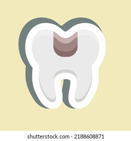 Sticker Fillings. suitable for medicine symbol. simple design editable. design template vector. simple illustration