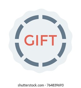 sticker flat icon