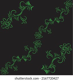 Sticker flower made by brush it can be use background cover party fabric vector Illustration 