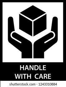 Sticker: fragile - handle with care