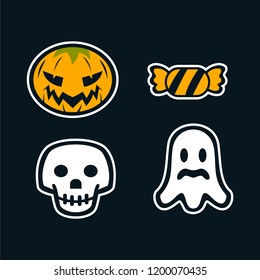Sticker Halloween Fullset