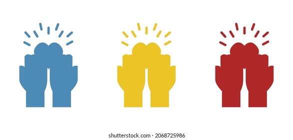 manos adhesivas sujetando el corazón, ilustración vectorial