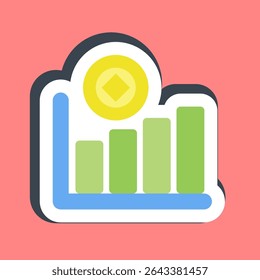 Sticker hash rate. Crypto currency elements.