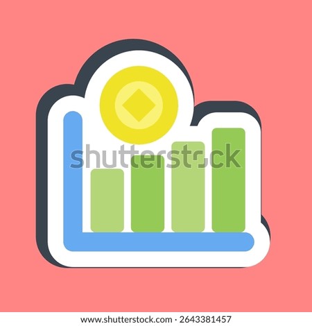 Sticker hash rate. Crypto currency elements.
