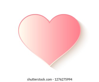 Sticker heart empty