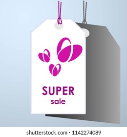 
Sticker with hearts. Super sale.