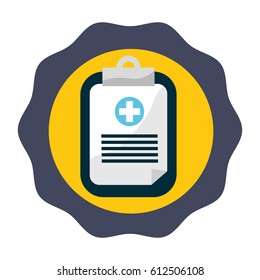 sticker hospital prescription pad icon