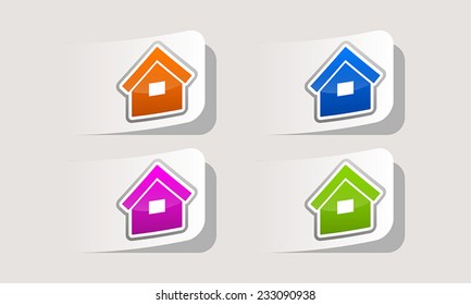 Sticker House Graphic Design