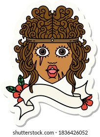 sticker of a human barbarian character