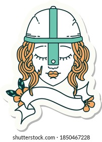 sticker of a human fighter 