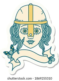 sticker of a human fighter 
