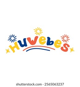 Sticker Huwebes Philippines languange day. vector illustration