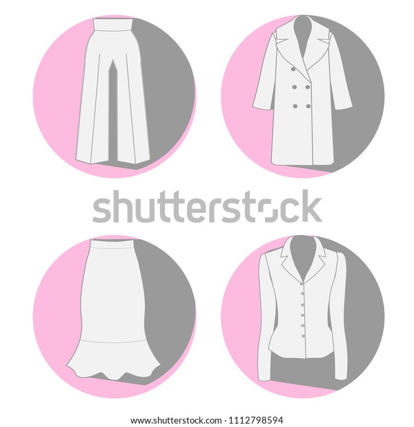 Sticker Icon Labelstickers Wardrobe Icon Website Stock Vector