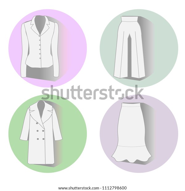 Sticker Icon Labelstickers Wardrobe Icon Website Stock Vector