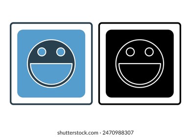 sticker icon. icon related to edit tool. suitable for web site, app, user interfaces, printable etc. solid icon style. simple vector design editable