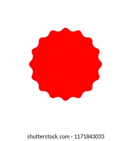 sticker icon, sertificate stamp vector