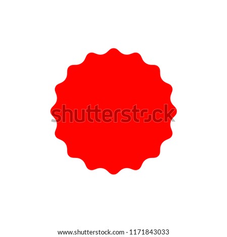 sticker icon, sertificate stamp vector