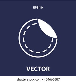 sticker icon. sticker sign