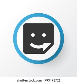 Sticker icon symbol. Premium quality isolated chat element in trendy style.