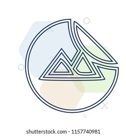 Sticker icon vector can be used as png, Sticker
