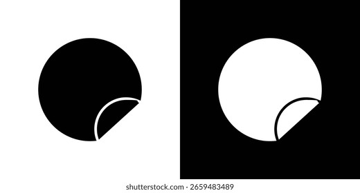 Gráficos escalables de Vector de iconos de pegatinas