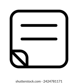 Sticker Icon Vector Symbol Design Illustration