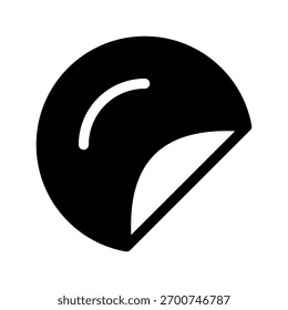 Ilustración de diseño de símbolo de Vector de icono de pegatina